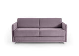 Atlantic Home Collection Limone Canapé-lit rembourré de qualité supérieure, Lilas, pour Dormir Longtemps, avec Surface de Couchage 140 x 200 cm, 181 x 93 x 90 cm (l x p x h), Bois, BxTxH: 181x93x80cm