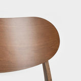 HOMLA Chaise marron Nergu, 46 x 54,2 x 80 cm