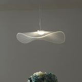 Lampe à suspension en feuille de Lotus Creative Aluminium + Acrylique Design Lampes suspendues Plafonnier à tête unique Suspension à hauteur réglable Fil Lumières pour le hall de l'hôtel de la chambre