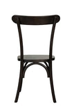 Biscottini Chaises de salle à manger bois massif 90x44x43 cm - Chaise cuisine et salon - Chaises en bois d'extérieur et intérieur - Chaise rustique Cross - Chaise rembourrée en bois vintage