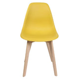 Paris Prix Lot de 2 Chaises Scandinave Umea 86cm Moutarde