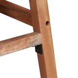 vidaXL Lot de 2 Tabourets de Bar, Chaise de Pub, Siège de Bistrot, Meuble de Salle à Manger Cuisine Salon Maison Intérieur, Bois d'Acacia Massif