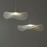 Lampe à suspension en feuille de Lotus Creative Aluminium + Acrylique Design Lampes suspendues Plafonnier à tête unique Suspension à hauteur réglable Fil Lumières pour le hall de l'hôtel de la chambre