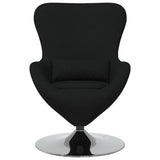 Générique Chaise Œuf Tissu Noir,Fauteuils,15.8KG-42002738