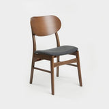 HOMLA Chaise marron Nergu, 46 x 54,2 x 80 cm