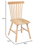 Atmosphera - Chaise Isabel - Bois - hévéa