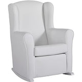 Micuna – 8431830129661 Fauteuil cache-oreilles avec rembourrage en cuir synthétique Blanc