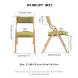 WEIDPHL Chaises De Salle À Manger Pliantes, Chaise Pliable avec Sièges Rembourrés Et Housses Amovibles, Chaises D'événements, Chaise Rembourrée pour Fête sur Patio De Mariage,Light Green