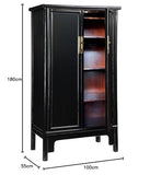Couleurs de l'Orient Chinois Armoire Noir – Typical Black
