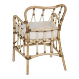 BigBuy Home Fauteuil Naturel en rotin 58 x 62 x 85 cm