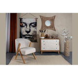 Socadis - Fauteuil Bouclette Beige - Confort