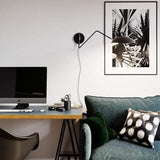 Nordic Dawn Spider Serge Mouille Mouille Lampes de mur Rotary Longues Longues Chapeaux Chambre Sconce Sconce Creative Salon Luminaires (Size : 95-150cm 2 head)