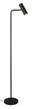 TRIO, Lampadaire, Marley 1xGU10, max.5,0 W Corps: Métal, noir mat L:23,0cm, H:151,0cm, P:39,0cm Interrupteur,IP20,Sans illuminant