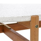 AltoBuy LORIENA - Fauteuil de Jardin en Acacia et Corde Beige avec Coussins