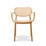 Kosmi Chaise de Salle à Manger Moutarde Style Vintage avec accoudoirs