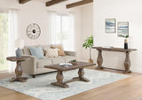Martin Svensson Home Napa Table console avec couvercle rabattable Naturel