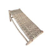 Artigianato vulcano Banc en bois de peuplier marocain