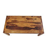 Kare Authentico Table Design pour 4 à 6 Personnes, Unique, Faite à la Main, élégante, Durable, Design Minimaliste, Table en Bois Massif pour Salle à Manger, Table à Manger, en Bois Massif, 76 x 80 x