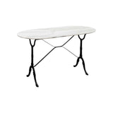 Kare design - Table bistrot marbre Ovale 120x60 cm