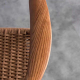 Chaise Décontractée Vintage, Chaises Modernes Du Milieu Du Siècle Pour Salle À Manger Chaise Rattan Des Fauteuils En Bois Massif Salle D'étude, Chaise De Loisirs Des Clubs De Bureau ( Couleur : Wood-B