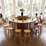 Dessus de cuisine en bois massif Tabouret de bar sans dossier Chaise de salle à manger en chêne pour bistrot 76 cm de hauteur Ferme Tabouret de bar haut Noir Noyer Couleur 65 cm/25,6 pouces Taille
