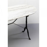 Kare design - Table bistrot marbre Ovale 120x60 cm