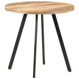 Table de salle à manger 80 cm Bois de manguier brut