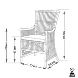 Fauteuil Amelie - Rotin