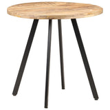 Table de salle à manger 80 cm Bois de manguier brut