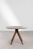 SKLUM Table de Salle à Manger Ronde Ø100 cm en Bois Sekiz -