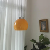 Lustres pour salon style crème français Lustre 1 lumière avec abat-jour en verre Plafonnier suspendu Éclairage intérieur suspendu pour îlot de cuisine Luminaire/B