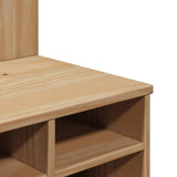 vidaXL Meuble d'entrée OTTA 50x40x160 cm Bois Massif de pin, Armoire d'entrée, Ensemble de vestiaire, Meuble de Rangement de Couloir