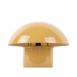 Leitmotiv [DL] Lampe de table Gros champignon Émail Miel Jaune -