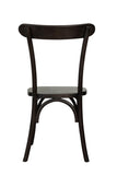 Biscottini Chaises de salle à manger bois massif 90x44x43 cm - Chaise cuisine et salon - Chaises en bois d'extérieur et intérieur - Chaise rustique Cross - Chaise rembourrée en bois vintage