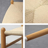 NMDCDH Tabourets de Pied Ottoman Tabouret de canapé Repose-Pieds Marchepied Petit Repose-Pieds Repose-Pieds rembourrés Tabouret de Table Basse Salon en rotin en Bois Massif, 12 Couleurs (