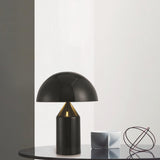 Lampe Champignon Moderne LED Lampe de Chevet Lampea Poser Protection Yeux Bureau Chambre Salon Hôtel Métallique 28x40CM,Gold
