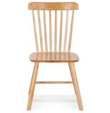 ALTEREGO Chaise Design 'Montana' en Bois Finition Naturelle
