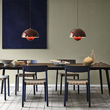 inBEKEA Lampe suspendue de style nordique pour restaurant, lampe suspendue en métal, mini 1 lumière, lampe suspendue macaron moderne en noir (blanc)