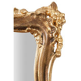 Miroir Vintage 120 x 75 cm | Miroir Mural Salle de Bain et Chambre à Coucher | Miroir Baroque