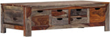 vidaXL Table Basse Table d’Appoint Table de Salon Bout de Canapé Rangement Maison Intérieur Salle de Séjour 100x50x30 cm Bois de Sesham Massif