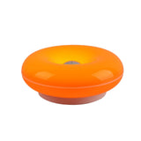 Générique Appliques murales - Appliques murales à piles, Lampe donut orange | Table d'art moderne du milieu du siècle et déco murale pour un chevet, décoration de chambre esthétique et cool et funky