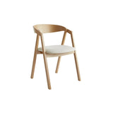 Miliboo Chaises scandinaves en Bois Clair chêne Massif et Tissu Effet Laine bouclée écru (Lot de 2) LOVA