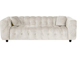 Habitat et Jardin Canapé Droit en Tissu Chenille Vendome - 3 Places - Beige