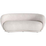 Iconik Interior Canapé Courbe 3 Places en Tissu bouclé - Curvy Blanc