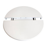 Table laque ronde avec allonge - diamtre 120 cm