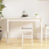 vidaXL Table à Manger Table de Comptoir Cuisine Table de Salle à Manger Meuble de Restaurant Intérieur Blanc 110x55x75 cm Bois Massif de Pin