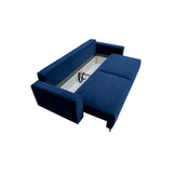 E-MEUBLES Canapé lit Convertible Salon Relax Noveau scandinave Design Revêtement de Canapé Melisa (Gris Clair)