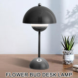 Starnearby Lampe de Table LED Pot de Fleurs, Lampe de Chevet Rechargeable Sans Fil, Lampe Champignon Tactile Dimmable avec 3 Modes de Luminosité, Lampe de Bureau Décorative Rétro
