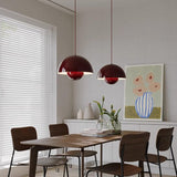 TOKTOP Suspension Luminaire Intérieur, Lustre Salon Moderne Créativité, Lampe Suspendue E27 Rouge Plafonnier pour Chambre Cuisine Salle à Manger
