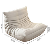 Fauteuil Togo, Fauteuil Poire d'angle, Canapé d'angle Confortable, Lounge Ergonomique en Mousse, pour Salon, Chambre, dortoir, Salon, Bureau
